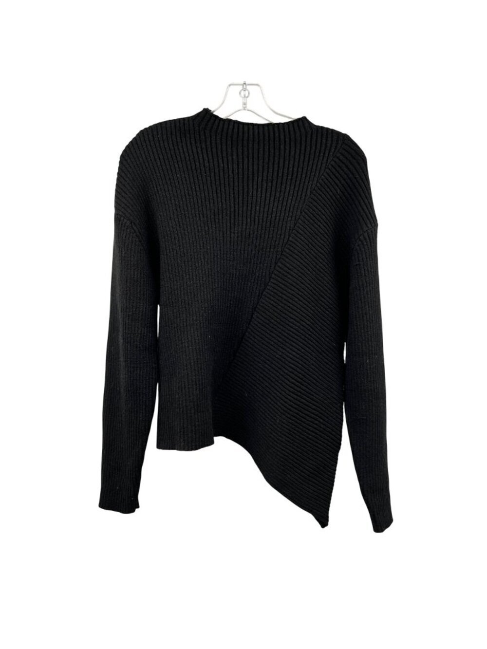 Edited by Remi Bader Knit Pullover Sweater Black Ribbed Size Large New
